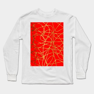 GOLD Scribbles Long Sleeve T-Shirt